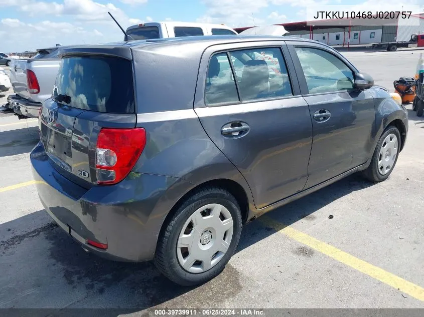 JTKKU10468J020757 2008 Scion Xd