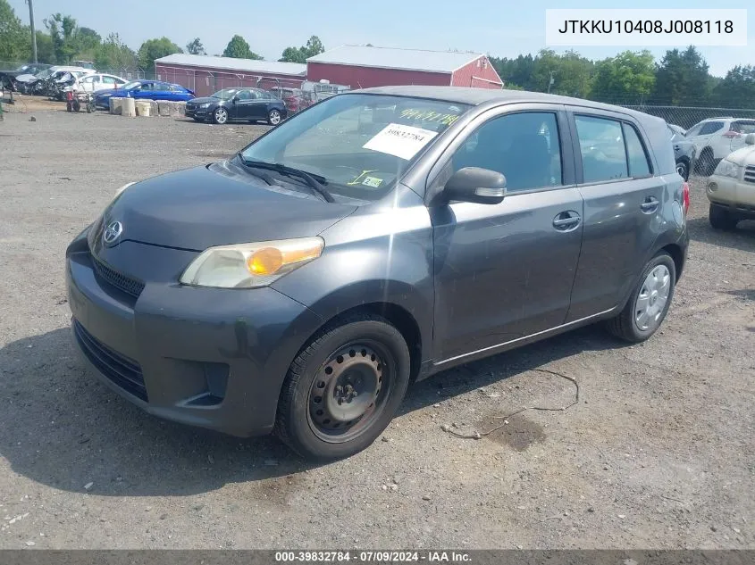 JTKKU10408J008118 2008 Scion Xd