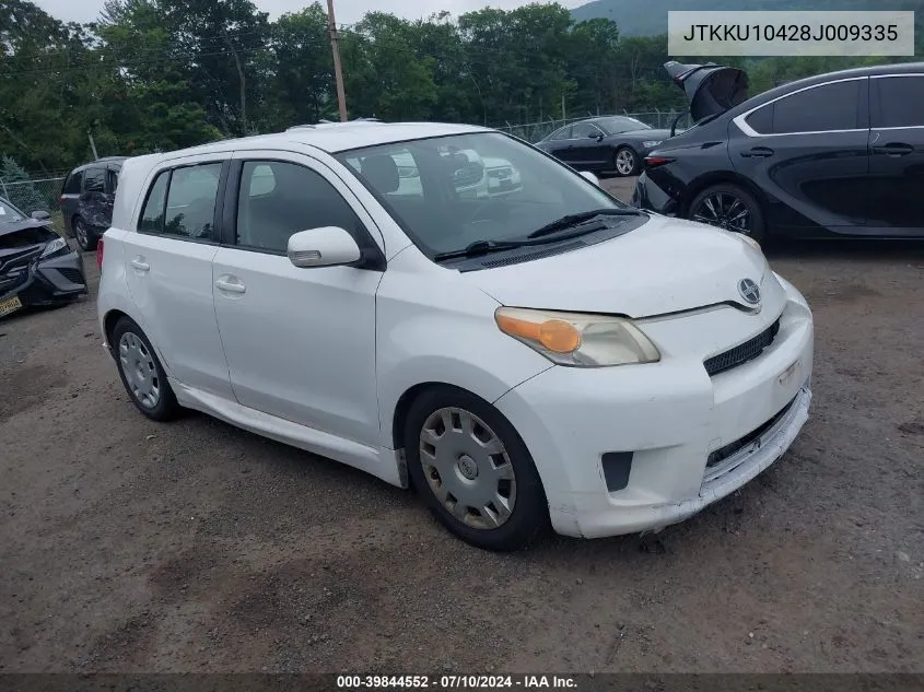 2008 Scion Xd VIN: JTKKU10428J009335 Lot: 39844552