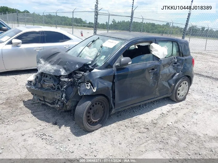 2008 Scion Xd VIN: JTKKU10448J018389 Lot: 39848371