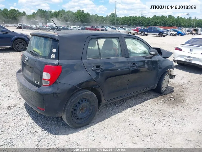 2008 Scion Xd VIN: JTKKU10448J018389 Lot: 39848371