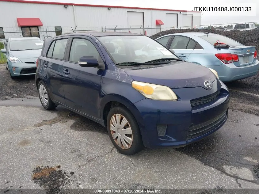 2008 Scion Xd VIN: JTKKU10408J000133 Lot: 39897043