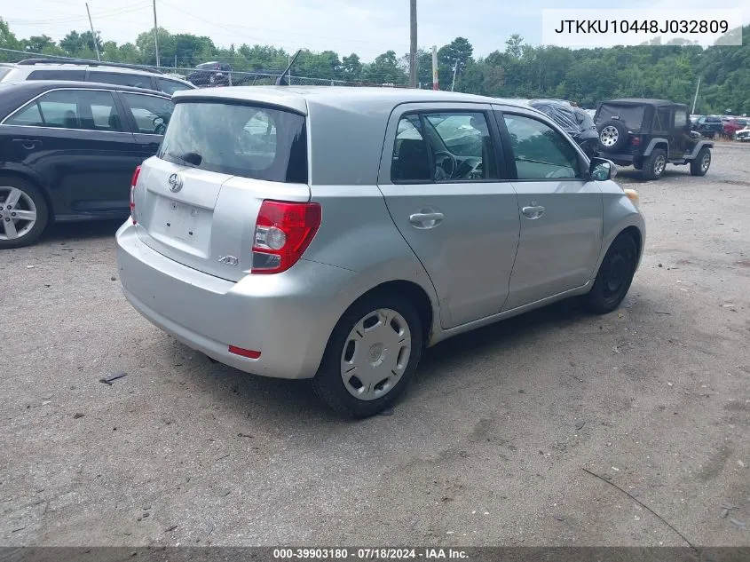 2008 Scion Xd VIN: JTKKU10448J032809 Lot: 39903180