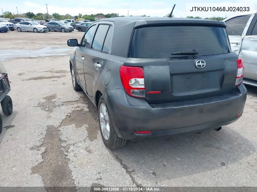 2008 Scion Xd VIN: JTKKU10468J024033 Lot: 39912886