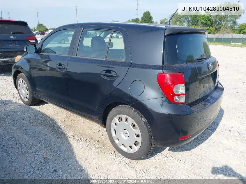 2008 Scion Xd VIN: JTKKU10428J004510 Lot: 39951383