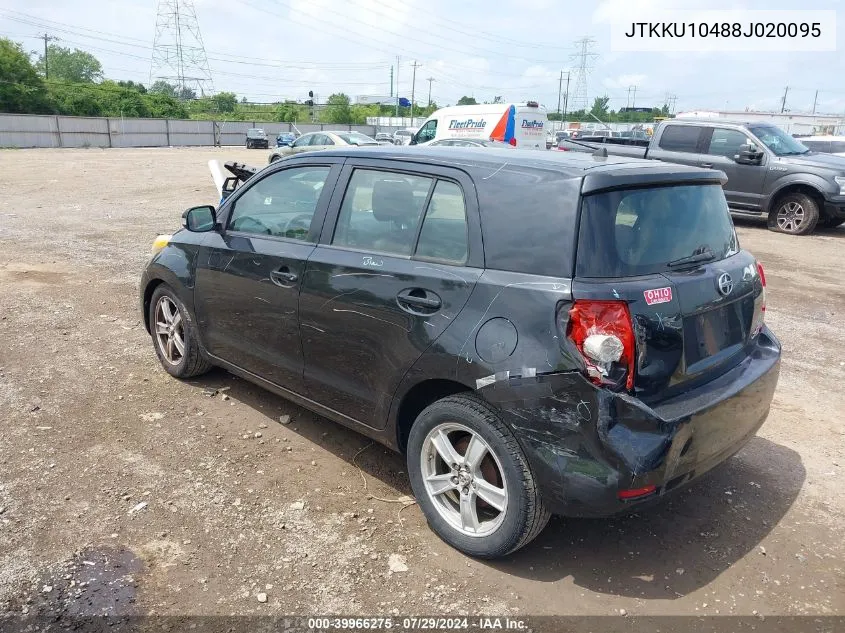 2008 Scion Xd VIN: JTKKU10488J020095 Lot: 39966275