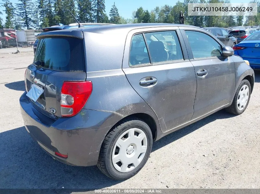 JTKKU10458J006249 2008 Scion Xd