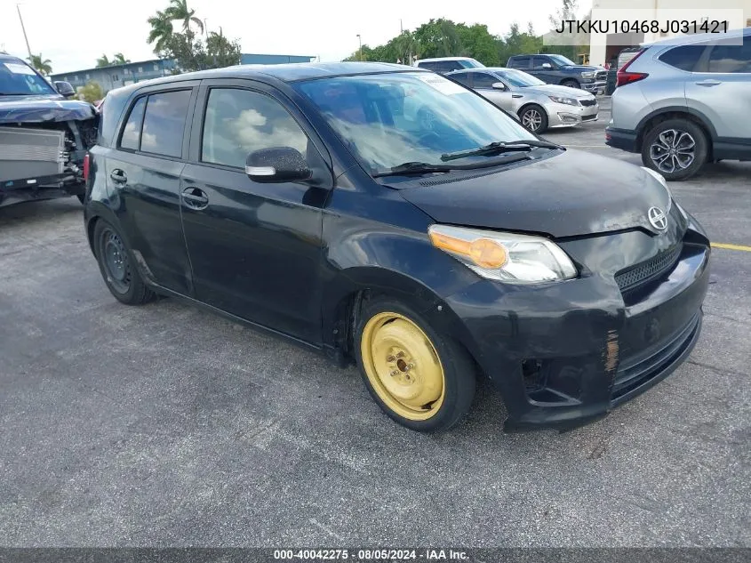 2008 Scion Xd VIN: JTKKU10468J031421 Lot: 40042275