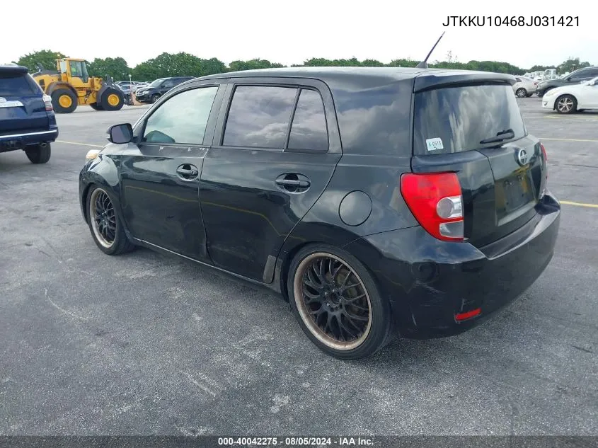 2008 Scion Xd VIN: JTKKU10468J031421 Lot: 40042275