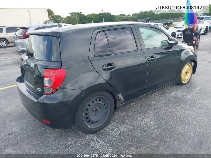 2008 Scion Xd VIN: JTKKU10468J031421 Lot: 40042275