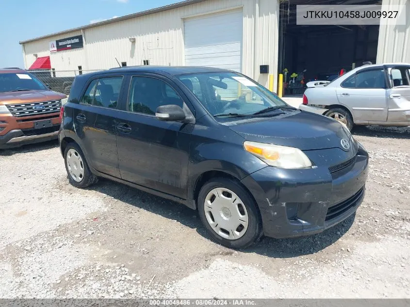 2008 Scion Xd VIN: JTKKU10458J009927 Lot: 40048486