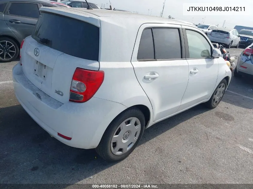 JTKKU10498J014211 2008 Scion Xd