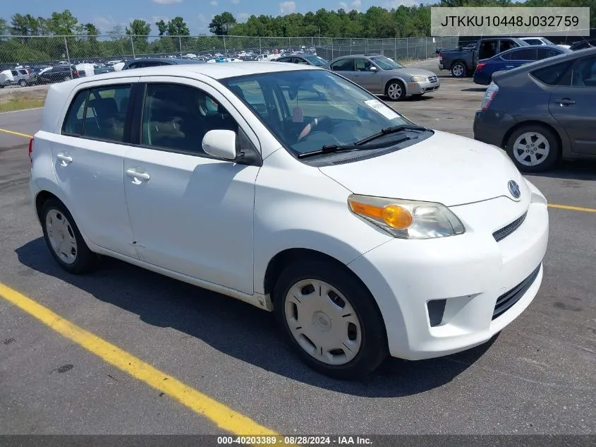 JTKKU10448J032759 2008 Scion Xd