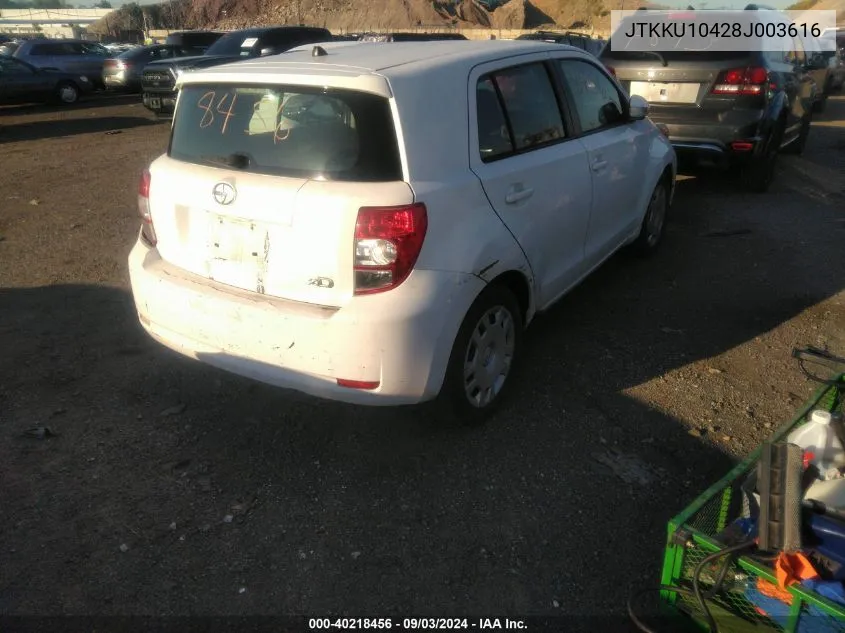 JTKKU10428J003616 2008 Scion Xd