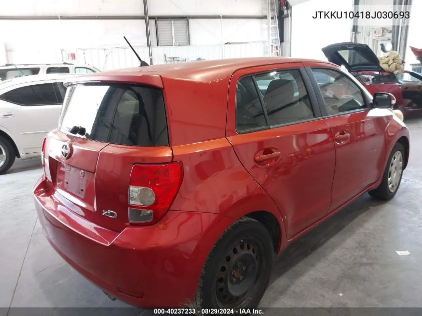 JTKKU10418J030693 2008 Scion Xd