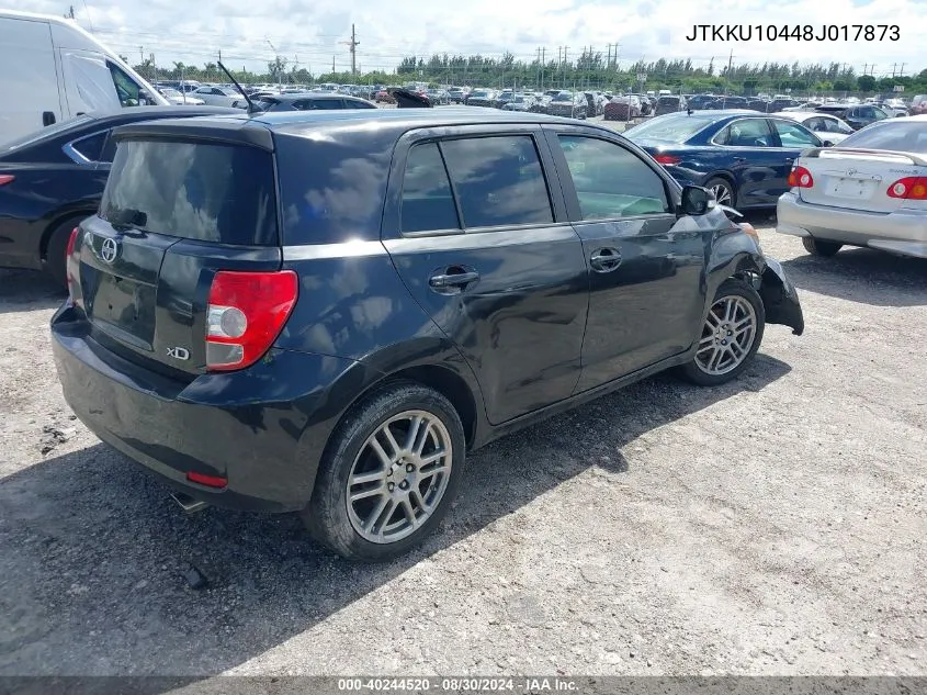 2008 Scion Xd VIN: JTKKU10448J017873 Lot: 40244520