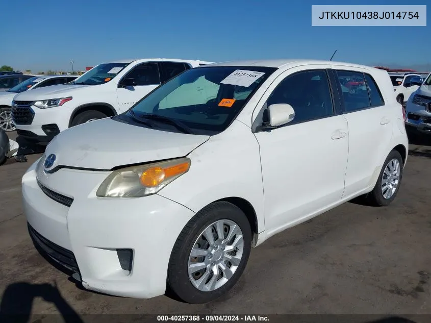 2008 Scion Xd VIN: JTKKU10438J014754 Lot: 40257368