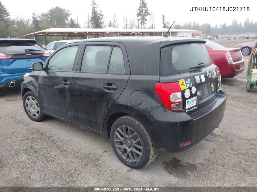 2008 Scion Xd VIN: JTKKU10418J021718 Lot: 40268259