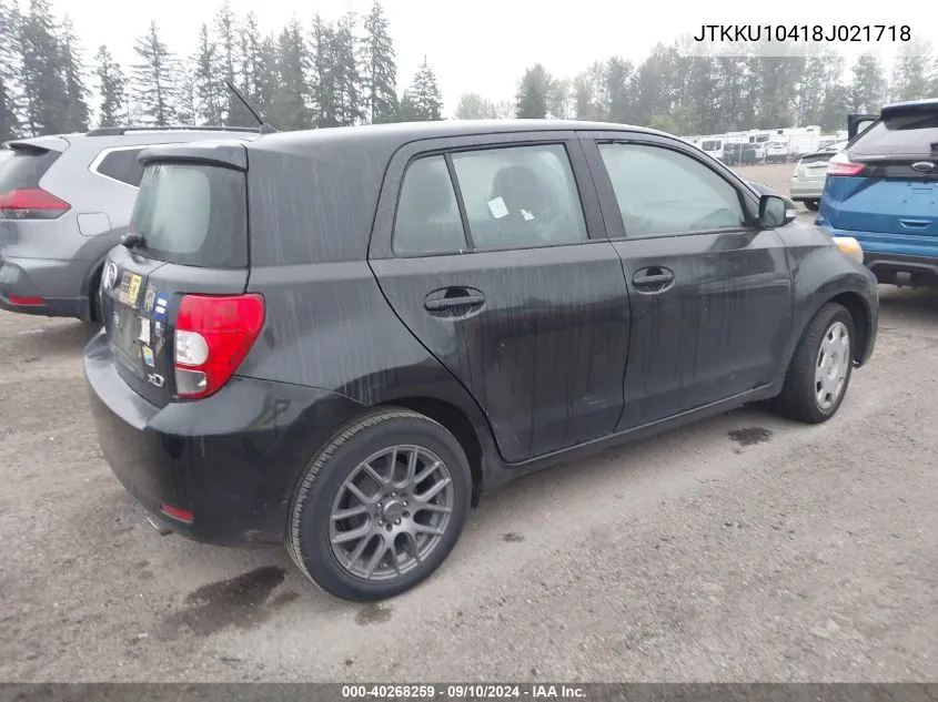 2008 Scion Xd VIN: JTKKU10418J021718 Lot: 40268259