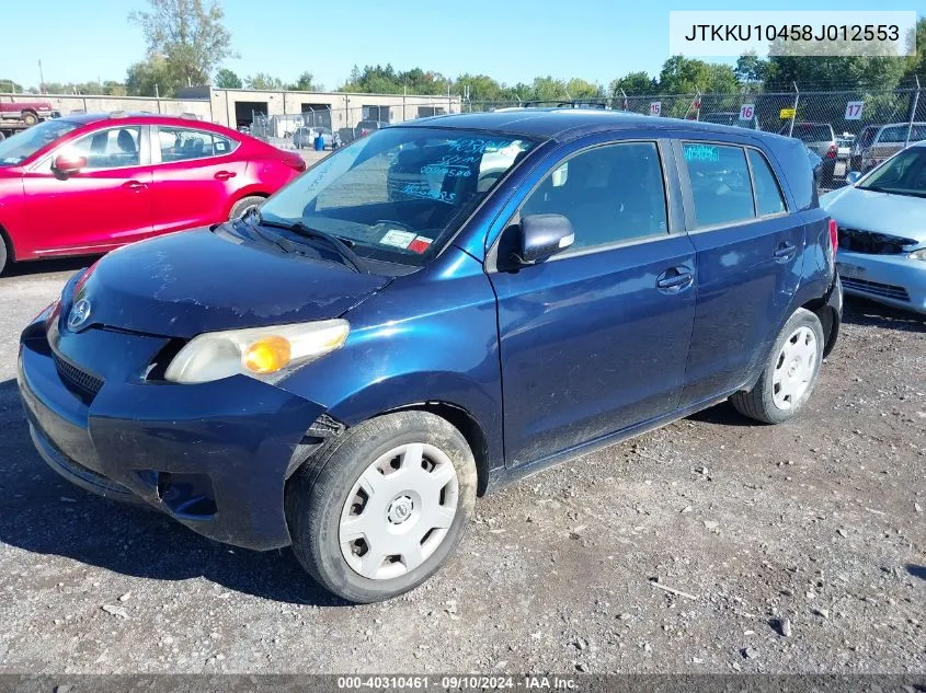 2008 Scion Xd VIN: JTKKU10458J012553 Lot: 40310461