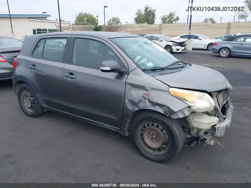 2008 Scion Xd VIN: JTKKU10438J012082 Lot: 40395736