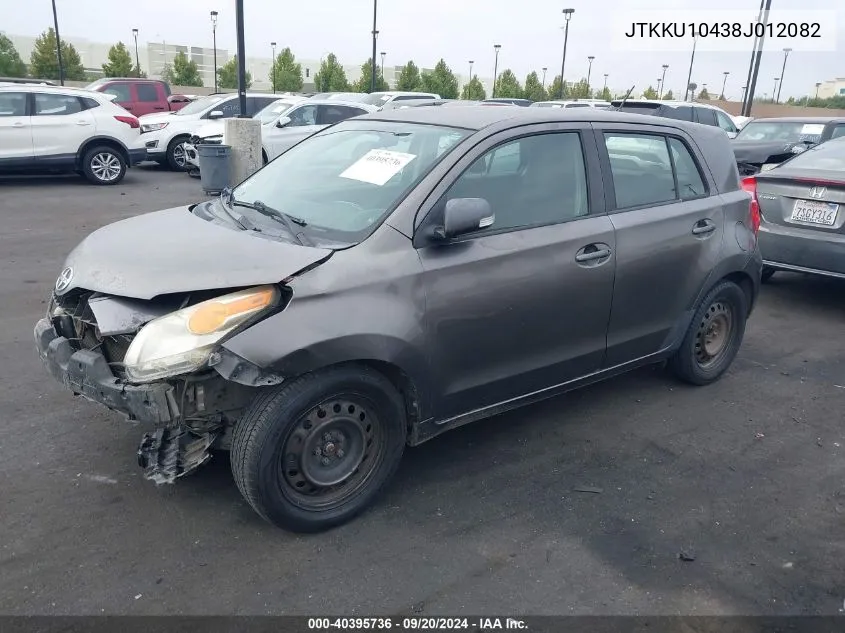 2008 Scion Xd VIN: JTKKU10438J012082 Lot: 40395736