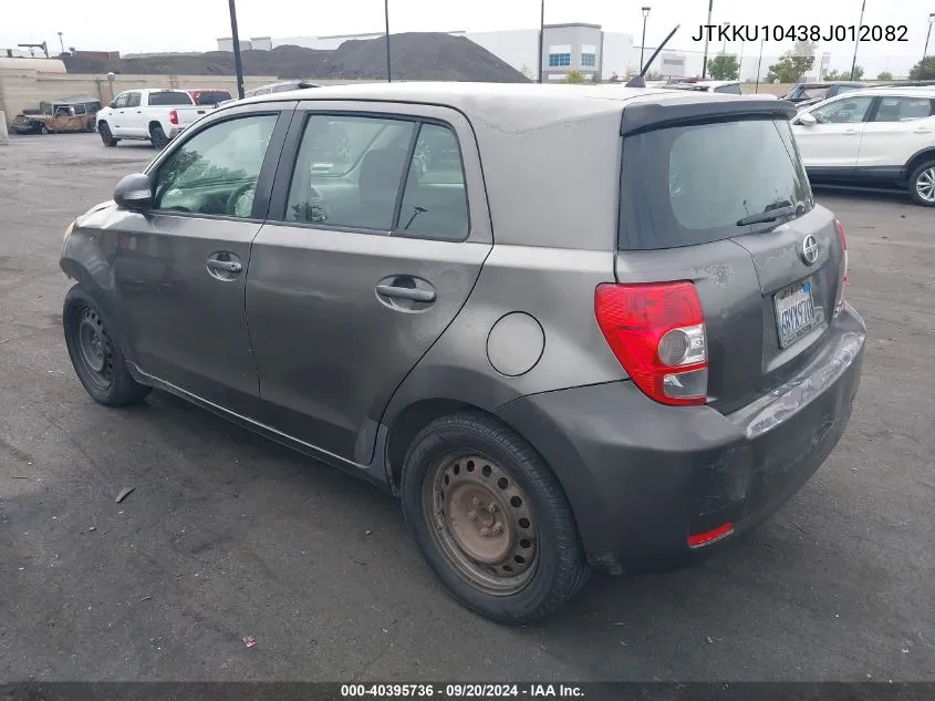 2008 Scion Xd VIN: JTKKU10438J012082 Lot: 40395736