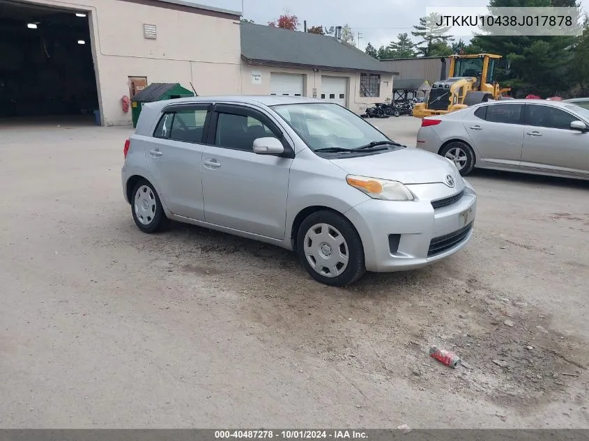 2008 Scion Xd VIN: JTKKU10438J017878 Lot: 40487278