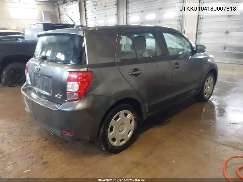 JTKKU10418J007818 2008 Scion Xd