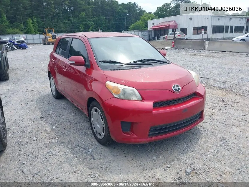 2009 Scion Xd VIN: JTKKU10449J036036 Lot: 39663863