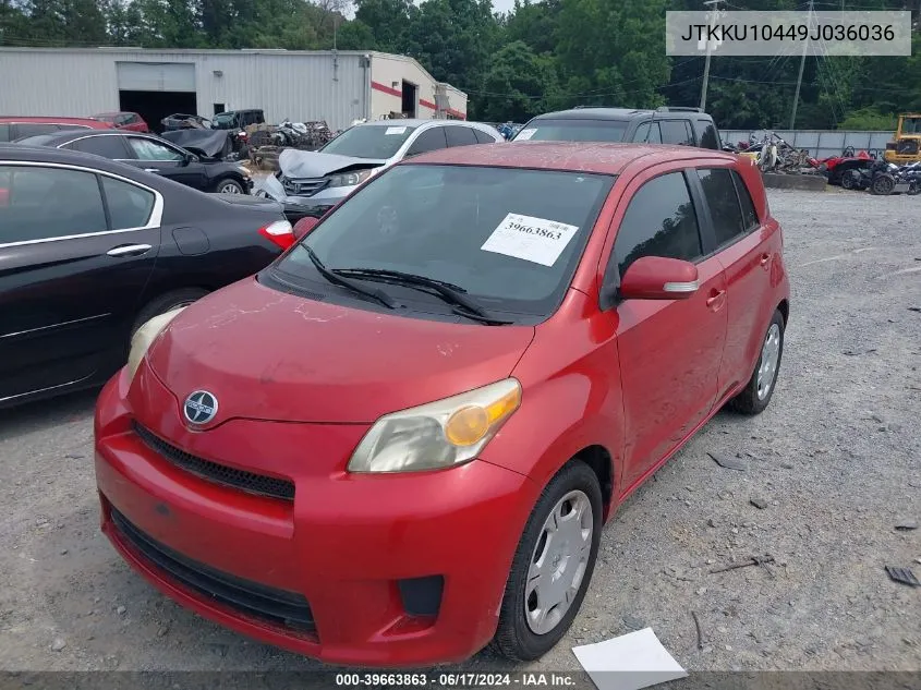 2009 Scion Xd VIN: JTKKU10449J036036 Lot: 39663863