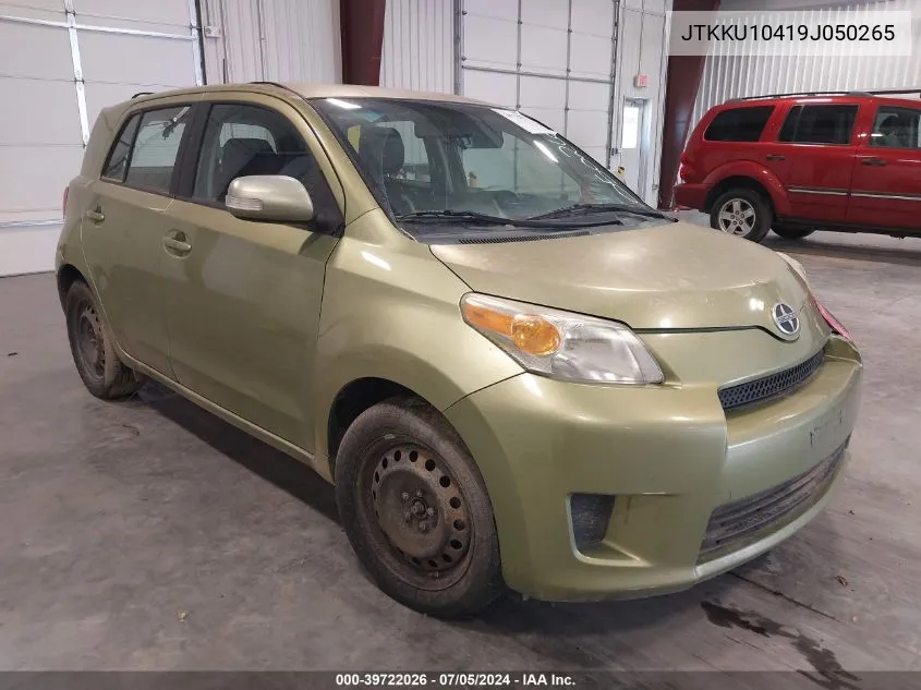 2009 Scion Xd VIN: JTKKU10419J050265 Lot: 39722026