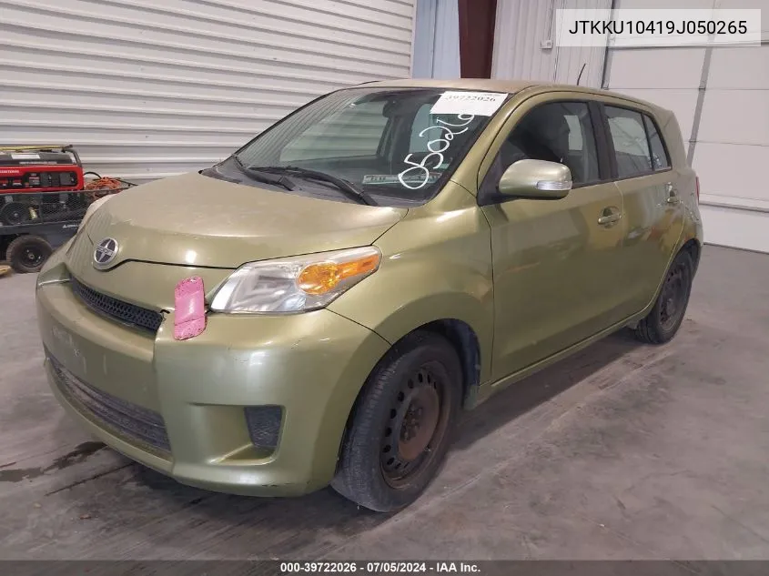 2009 Scion Xd VIN: JTKKU10419J050265 Lot: 39722026