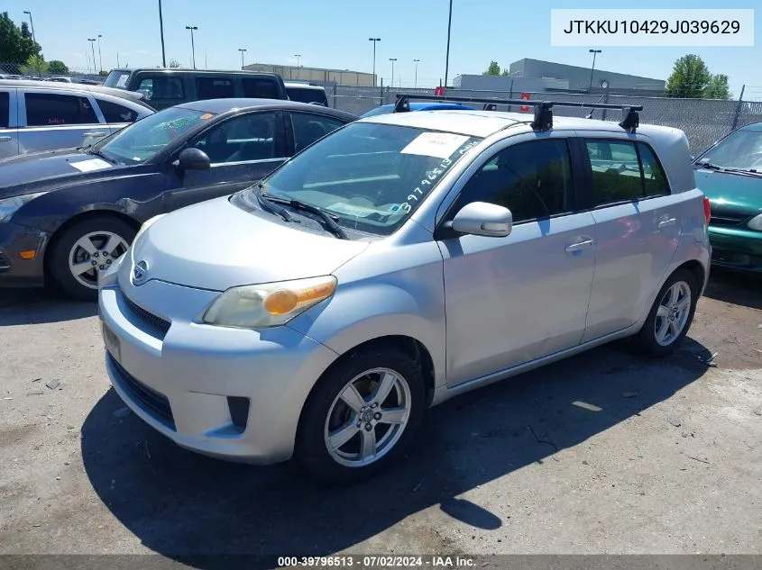 2009 Scion Xd VIN: JTKKU10429J039629 Lot: 39796513