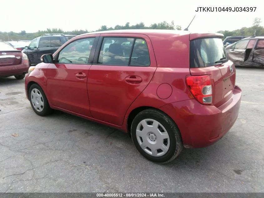 JTKKU10449J034397 2009 Scion Xd