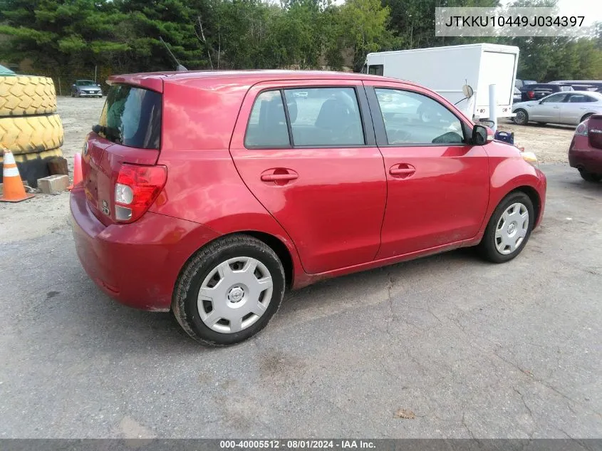 JTKKU10449J034397 2009 Scion Xd