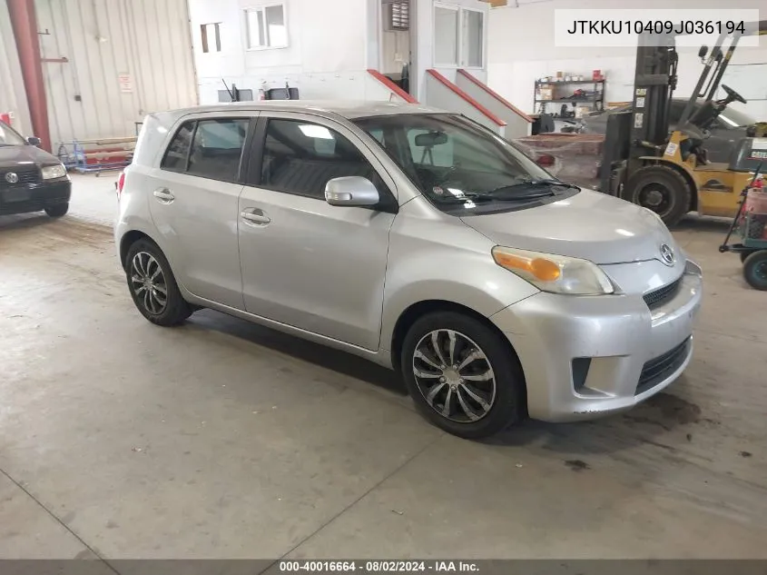 JTKKU10409J036194 2009 Scion Xd