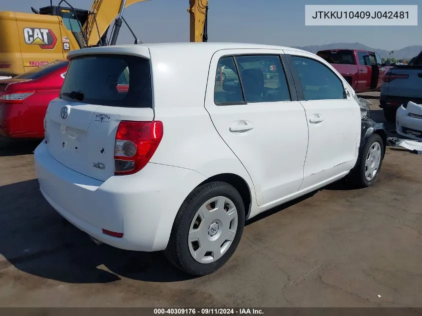 JTKKU10409J042481 2009 Scion Xd