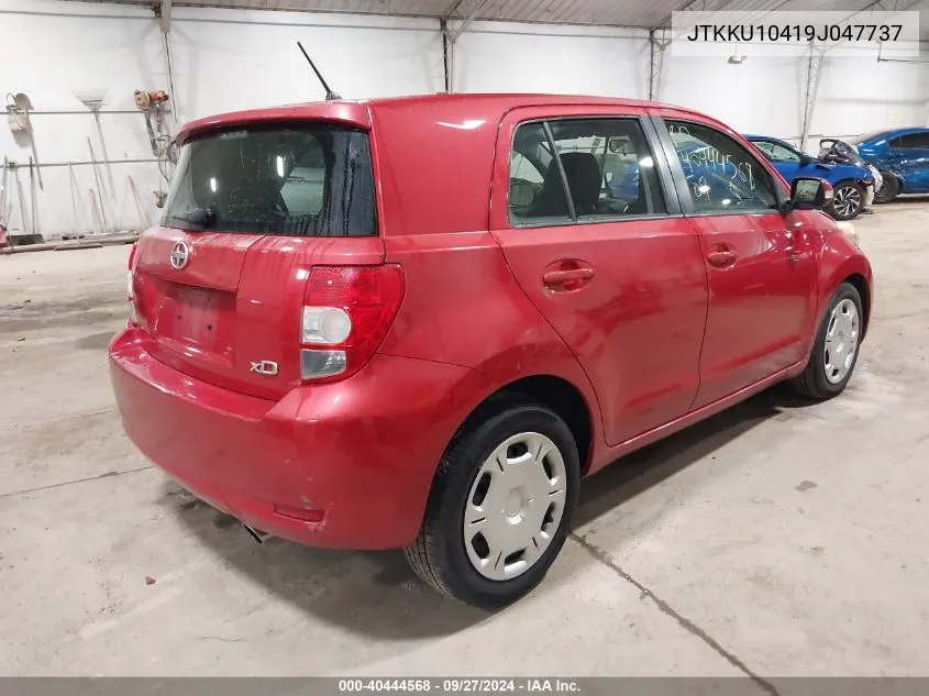 2009 Scion Xd VIN: JTKKU10419J047737 Lot: 40444568