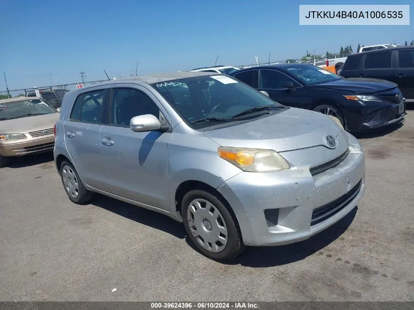 2010 Scion Xd VIN: JTKKU4B40A1006535 Lot: 39624396