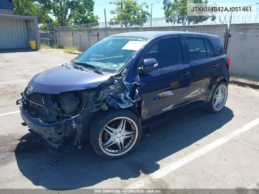 2010 Scion Xd VIN: JTKKU4B42AJ051461 Lot: 39968386