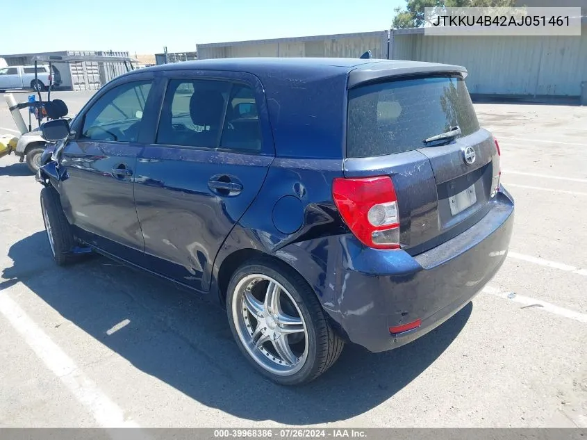 2010 Scion Xd VIN: JTKKU4B42AJ051461 Lot: 39968386