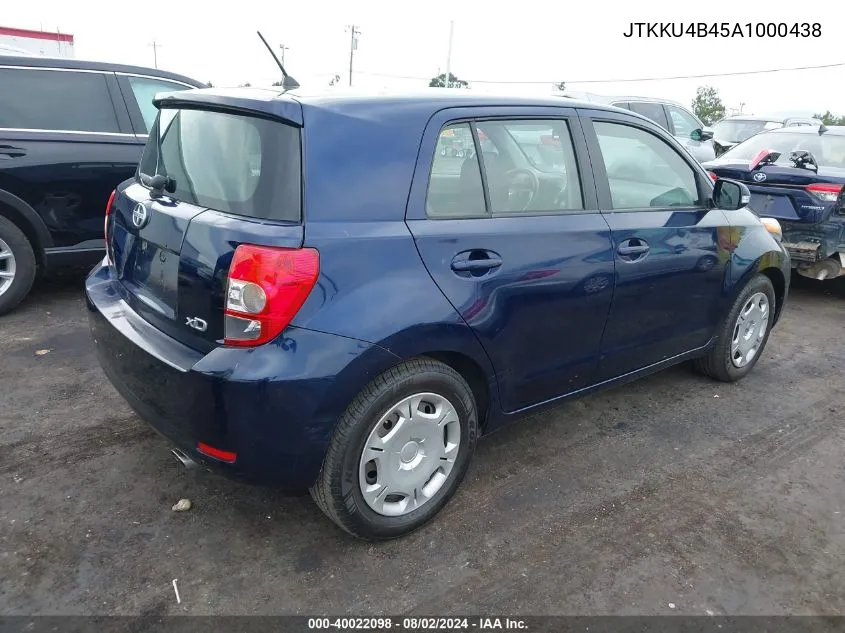 JTKKU4B45A1000438 2010 Scion Xd