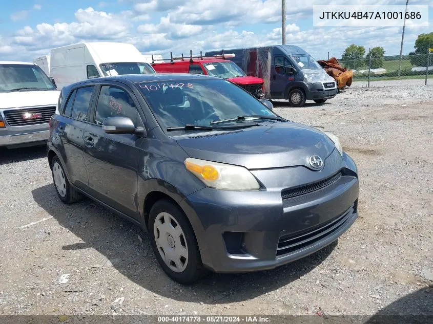 2010 Scion Xd VIN: JTKKU4B47A1001686 Lot: 40174778