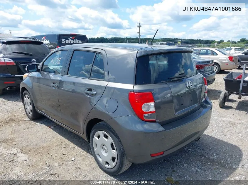 2010 Scion Xd VIN: JTKKU4B47A1001686 Lot: 40174778