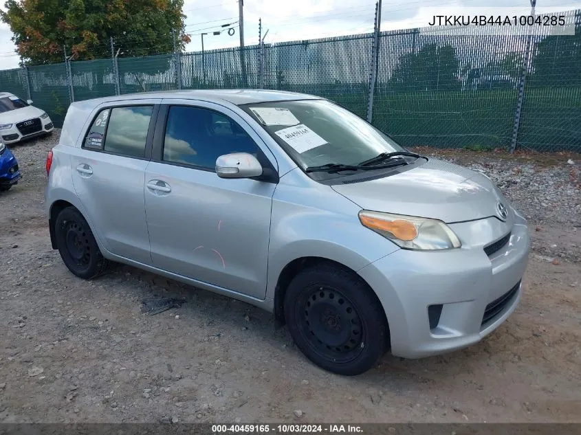 2010 Scion Xd VIN: JTKKU4B44A1004285 Lot: 40459165