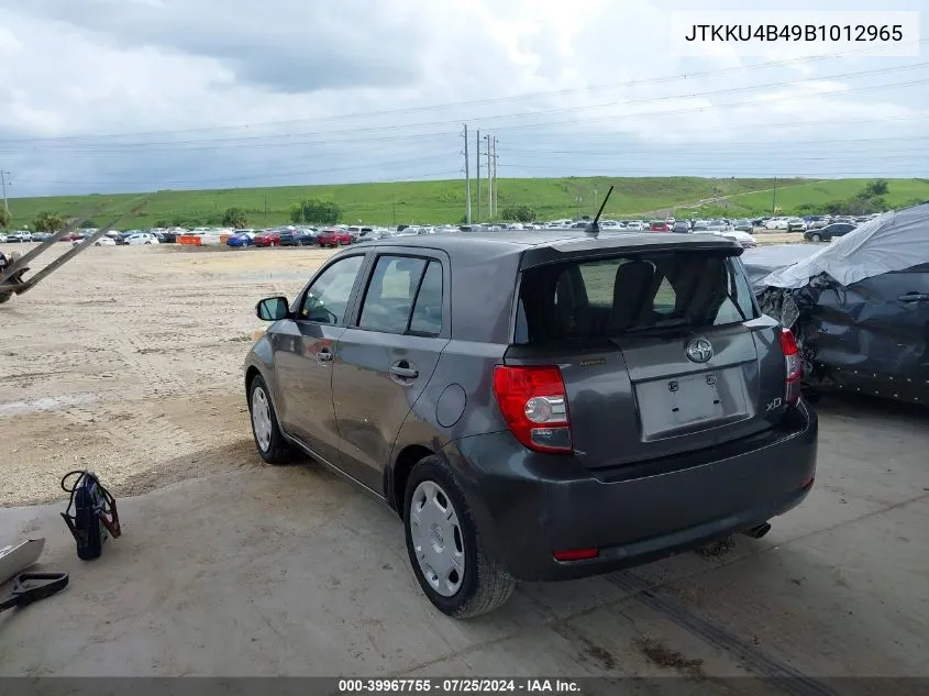 JTKKU4B49B1012965 2011 Scion Xd