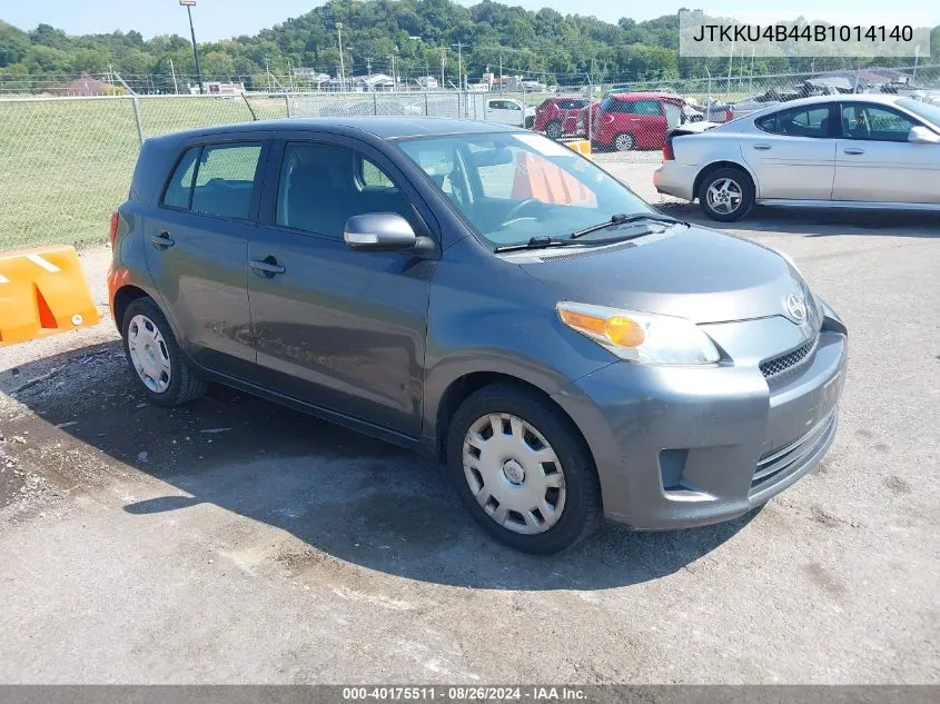 2011 Scion Xd VIN: JTKKU4B44B1014140 Lot: 40175511