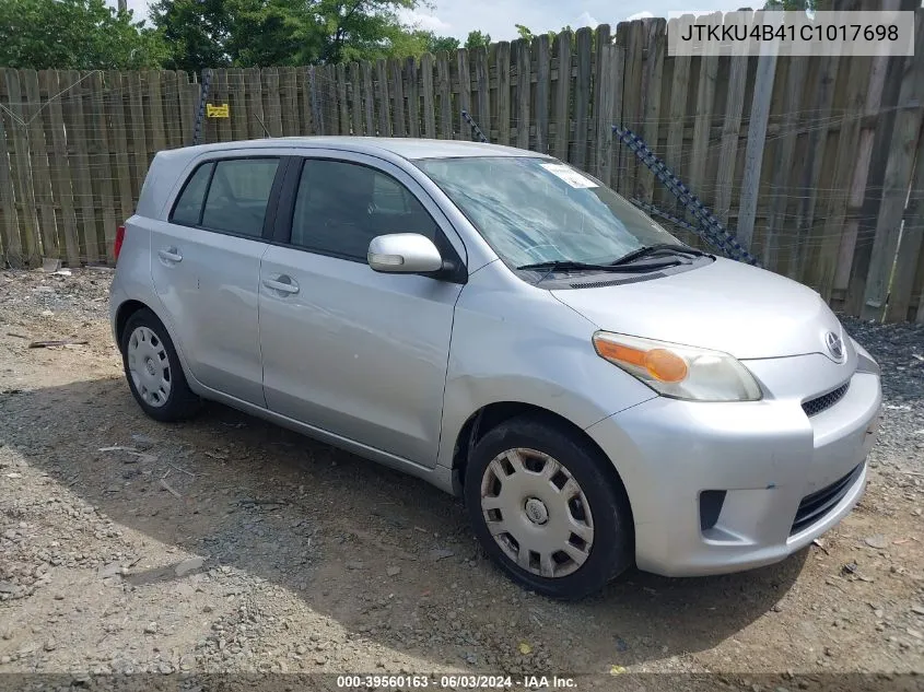 JTKKU4B41C1017698 2012 Toyota Scion Xd