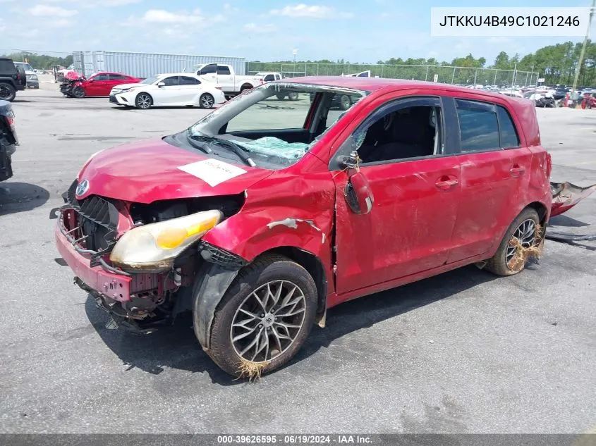 2012 Toyota Scion Xd VIN: JTKKU4B49C1021246 Lot: 39626595